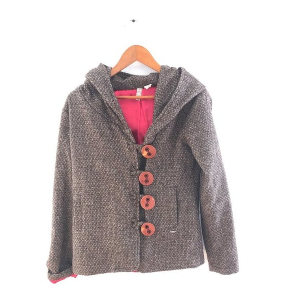 Element women's tweed hooded jacket Medium
